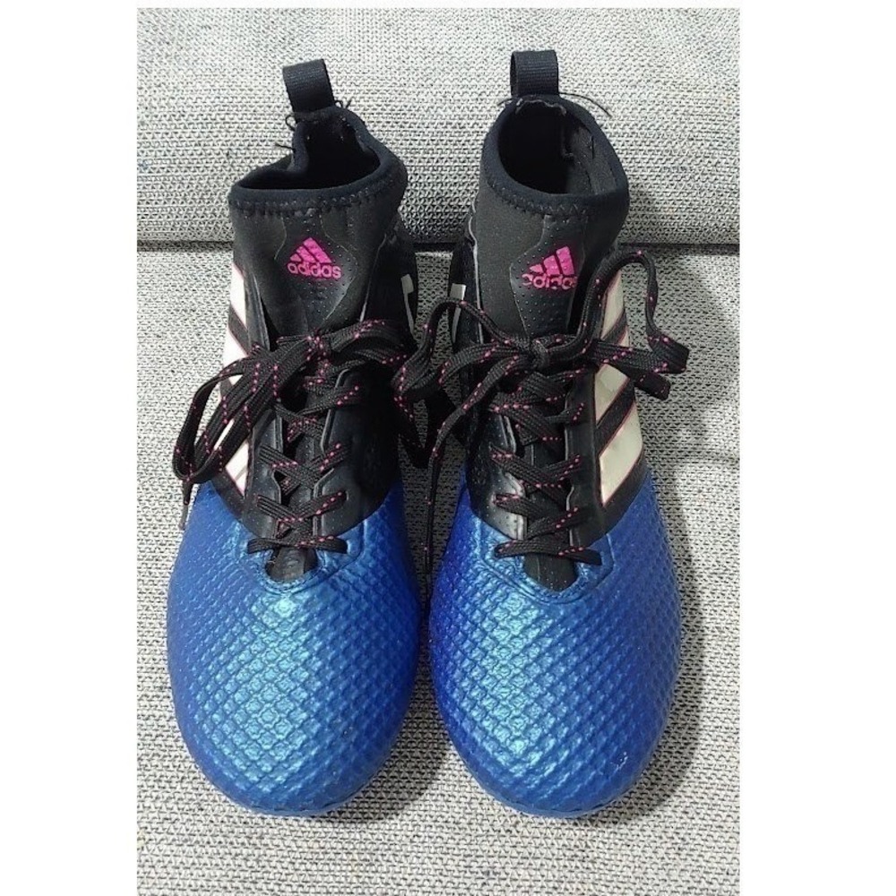 Adidas‎ Predator  Men's 7 Black Blue Indoor Turf Soccer Shoes  PRB698001